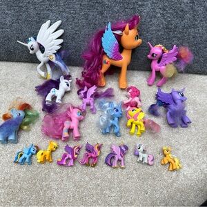 my little pony figure huge lot horses unicorns toys AS IS